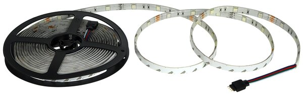 BERGE LED pásek - SMD 5050 - RGB - 5m - 30LED/m - 7,2W/h - IP65 - s konektorem