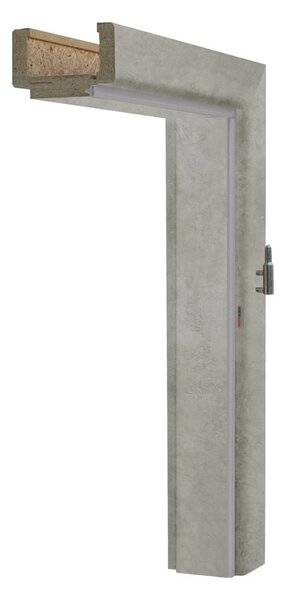 Solodoor Obložková zárubeň 70 P, 730 × 1982 mm, fólie, tloušťka zdi: 95-115 mm, pravá, beton