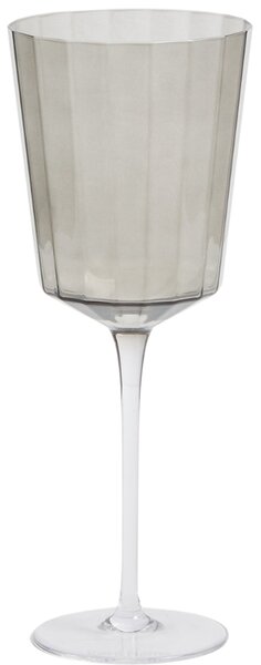 Kave Home Šedá sklenice na víno Clarien 395 ml