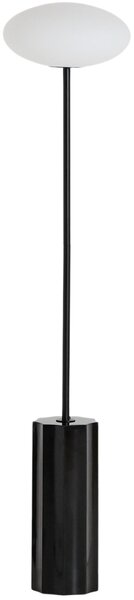 Kave Home Černá mramorová stojací lampa Idela