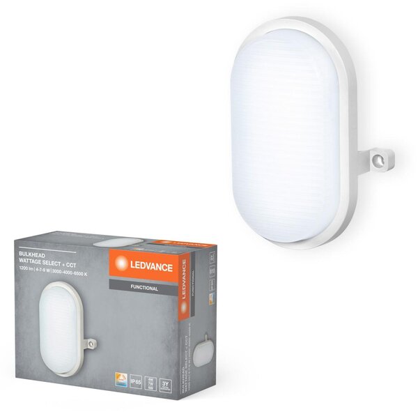 LEDVANCE LED venkovní nástěnné svítidlo Bulkhead 4W/7W/9W CCT bílé 4058075845527