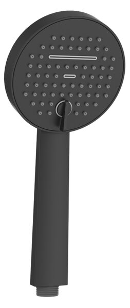 Invena Moonlight, sprchový sloup s ruční sprchovou hlavicí, černá-růžové zlato, INV-AU-77-Z14-V