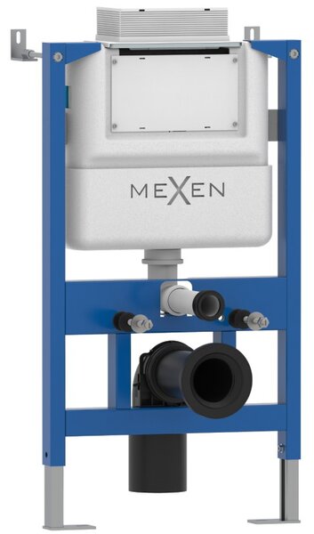 Mexen Fenix XS-F, snížený podomítkový pneumatický modul pro závěsné WC, horní splachování, 61850A
