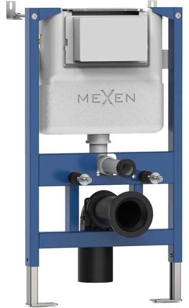 Mexen Fenix XS-F, snížený podomítkový pneumatický modul pro závěsné WC, 61800A