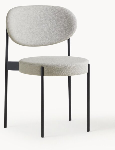 Vlněná polstrovaná židle Series 430, design Verner Panton