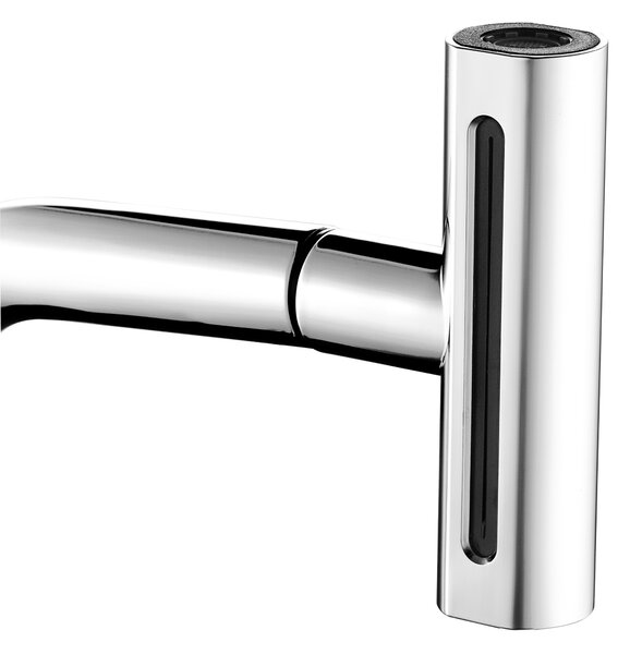 Invena Nelia, vysoká dřezová baterie, 4-funkční výtok, chromová, INV-BZ-34-001-A