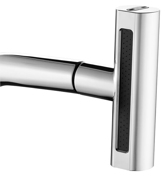Invena Nelia, vysoká dřezová baterie, 4-funkční výtok, chromová, INV-BZ-34-001-A