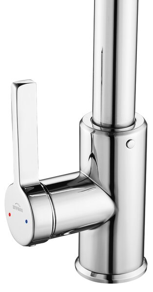 Invena Nelia, vysoká dřezová baterie, 4-funkční výtok, chromová, INV-BZ-34-001-A