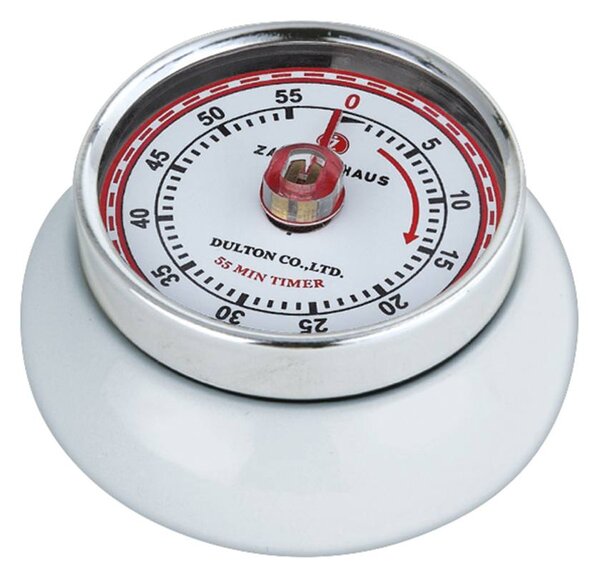 Kuchyňská magnetická minutka Speed Retro bílá - Zassenhaus