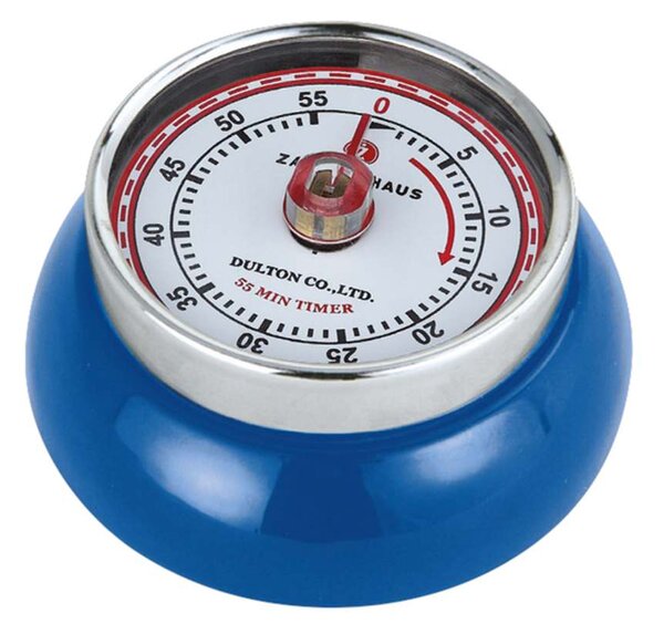 Kuchyňská magnetická minutka Speed Retro modrá - Zassenhaus (Speed Retro minutovník magnetický modrý - Zassenhaus)
