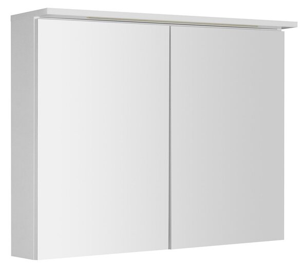 Aqualine Aqualine, KAWA STRIP Galerka s LED osvětlením 90x70x22cm, bílá, WGL90S