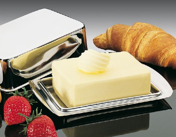 Máslenka nerezová na 250g - Küchenprofi (Dóza na máslo nerezová 250g - Küchenprofi)