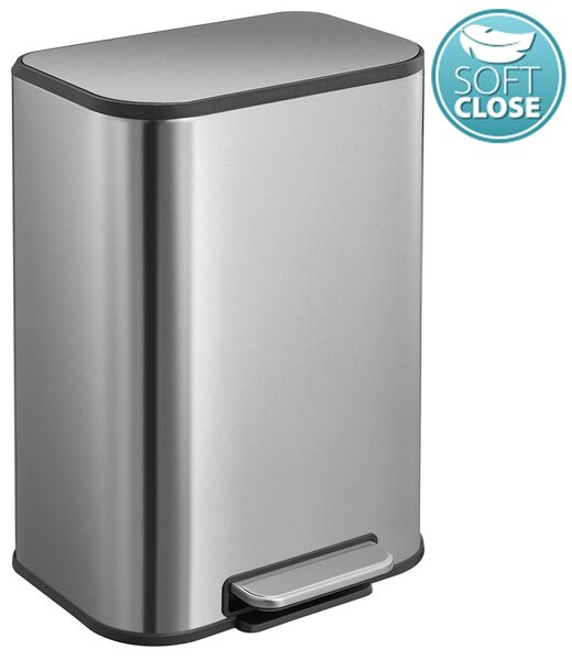 Sapho Sapho, Odpadkový koš 5 l, Soft Close, nerez mat, DR101