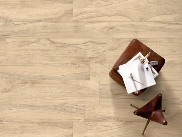 Dlažba kalibrovaná Decawood Beige 20x120 rect