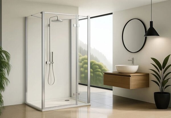 Rea Atlas, profil pro sprchové kouty Atlas typ-U, chrom, REA-K7565