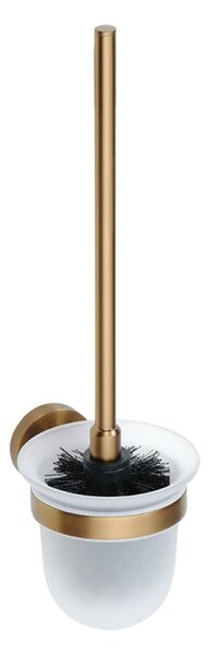 Sapho Sapho, X-ROUND COPPER WC kartáč závěsný, mléčné sklo, měď mat, XR303PG