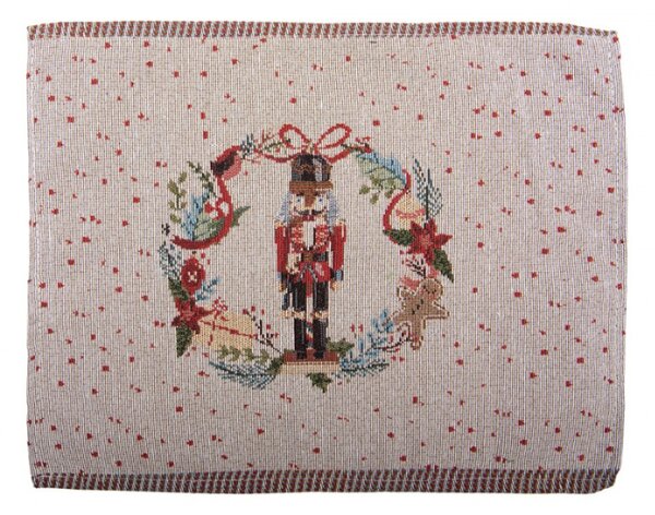 Sada 6 béžových prostírání – 33x45 cm