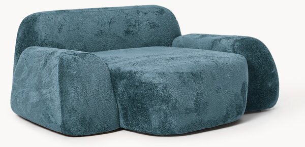 XL křeslo z plyšového bouclé Wolke
