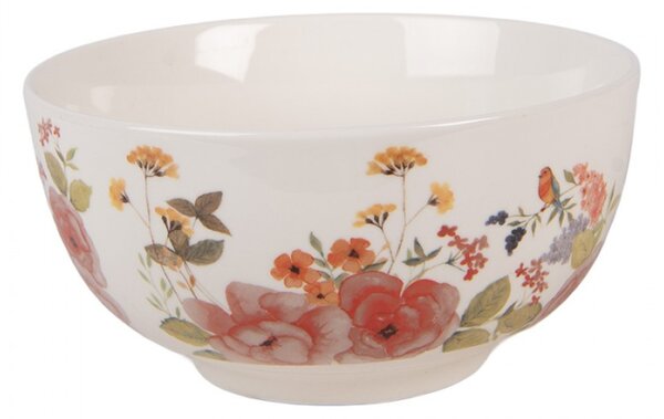 Bílá porcelánová miska Flower Fiesta – 500 ml