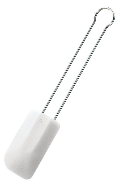 Silikonová široká stěrka bílá 26 cm - RÖSLE (Silikonová špachtle bílá nerez - RÖSLE)