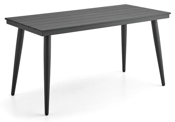 AJ Produkty Zahradní stůl VISTA, 1400x700 mm, černá