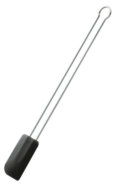 Silikonová stěrka dlouhá černá 26 cm - RÖSLE (Silikonová špachtle dlouhá černá 26 cm - RÖSLE)