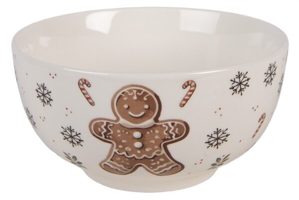Bílá porcelánová miska na polévku Classic Gingerbread Magic – 500 ml_1