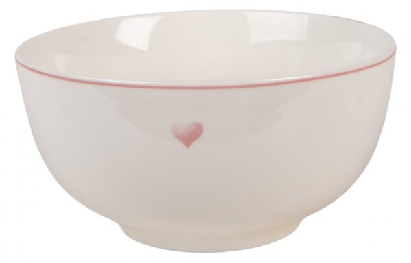 Bílá porcelánová miska na polévku – 500 ml