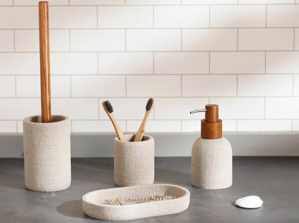 Sapho Sapho, CRAFT WC kartáč na postavení, acacia/černý, 8572