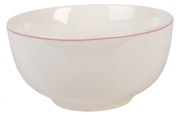 Bílá porcelánová miska na polévku – 500 ml