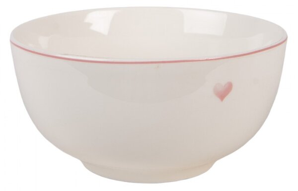 Bílá porcelánová miska na polévku – 500 ml