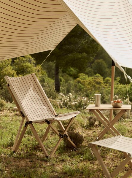 Utěrka Outdoor Market Red/Beige Stripes – set 2 ks