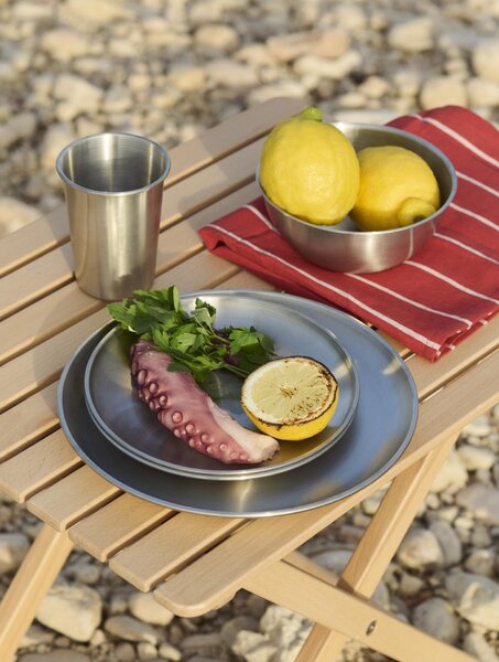 Utěrka Outdoor Market Red/Beige Stripes – set 2 ks