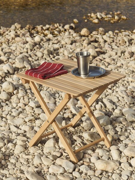 Utěrka Outdoor Market Red/Beige Stripes – set 2 ks