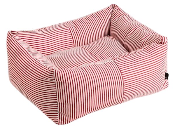Pelíšek pro psy XS Red / White stripes