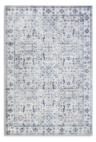 Světle modrý koberec 80x150 cm Saveh Cream Blue – Elle Decoration