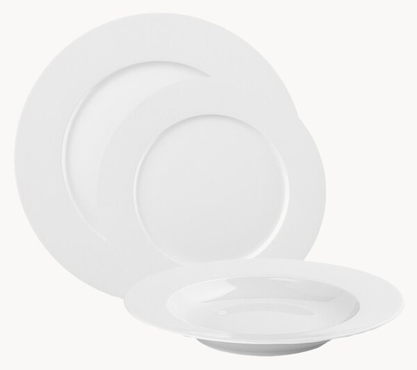 Sada porcelánových talířů Modern, pro 6 osob, 18 dílů