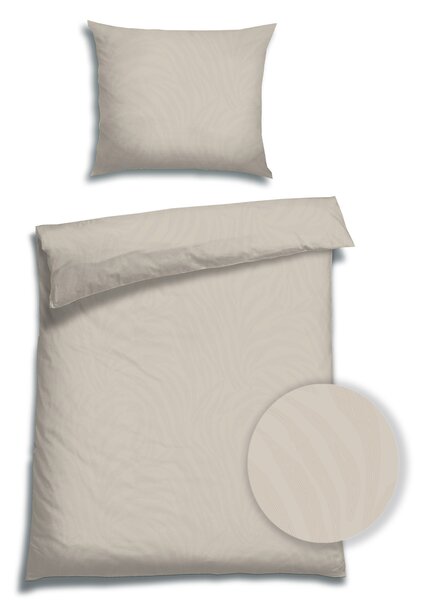 Florella Flanelové povlečení Zoma Beige Rozměr: 70x90 + 140x200 cm