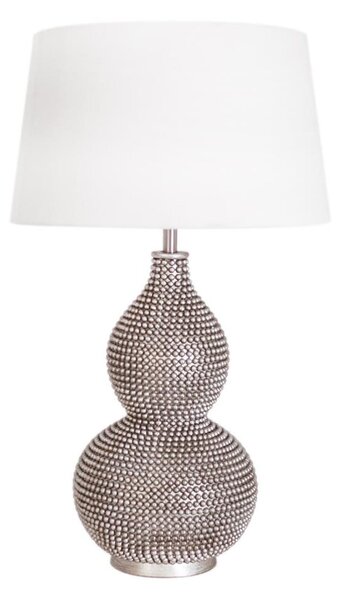 ByRydens 4001840-6508 - Stolní lampa LOFTY 1xE27/5W/230V bílá/stříbrná