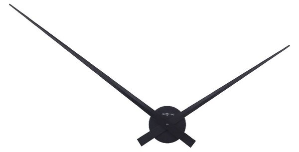 Nástěnné hodiny HANDS černé 85 cm - NEXTIME (Designové hodiny HANDS 85 cm, kov/černé - NEXTIME)