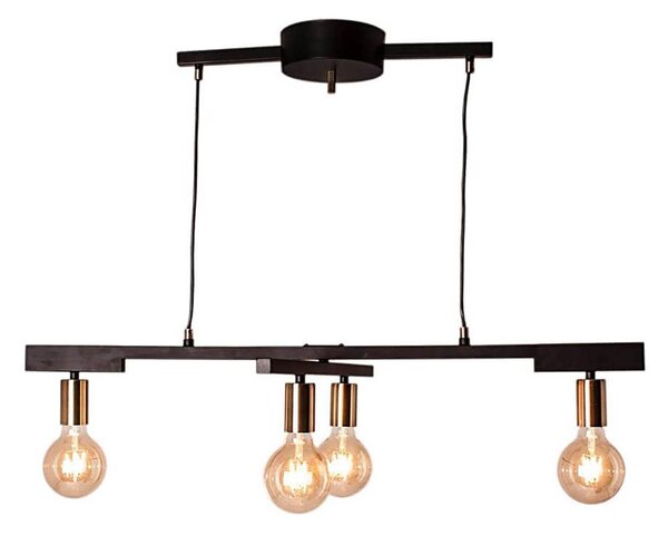 ByRydens 4201030-4002 - Lustr na lanku ZEONA 4xE27/5W/230V
