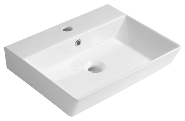 Aqualine Aqualine, ORION keramické umyvadlo 49x38,6cm, bílá, 27050