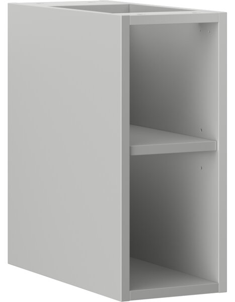 Mexen Box-A, otevřená skříňka s policí 20 cm, šedá matná, 91AX2-0200-470-0-62