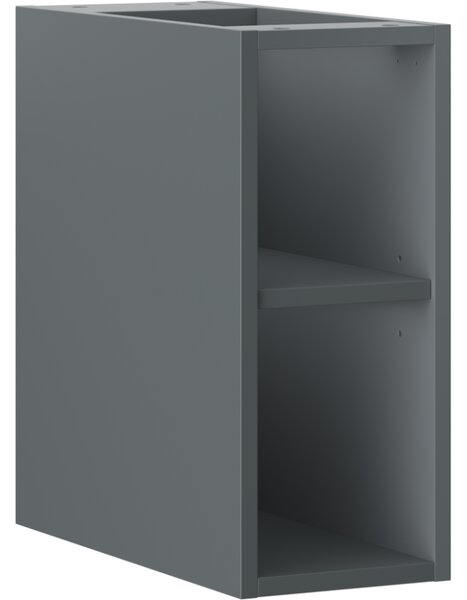 Mexen Box-A, otevřená skříňka s policí 20 cm, grafitová matná, 91AX2-0200-470-0-66