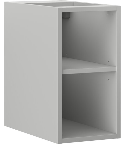 Mexen Box-A, otevřená skříňka s policí 25 cm, šedá matná, 91AX2-0250-470-0-62