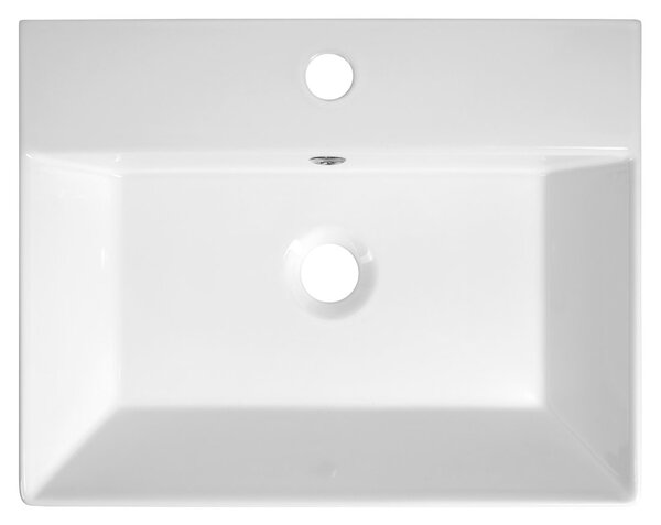 Aqualine Aqualine, ORION keramické umyvadlo 49x38,6cm, bílá, 27050