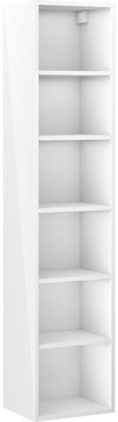 Mexen Box-A, vysoká koupelnová skříňka 35x44,2x160 cm, bílá lesklá, 91AX1-1600-300-1-00