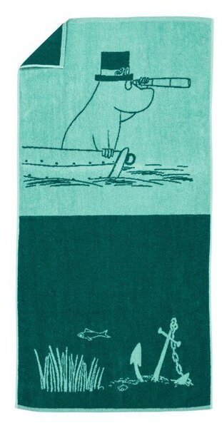 Ručník Moomin Moominpappa Arabia 70x140 zelený