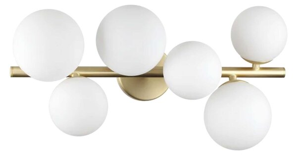 Ideal lux Perlage G9 stropní kruhové svítidlo Kouřová6 koulí