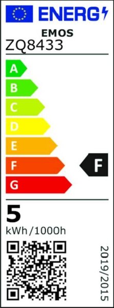 EMOS LED žárovka Classic MR16 / GU5,3 / 4,5 W (28 W) / 380 lm / teplá bílá